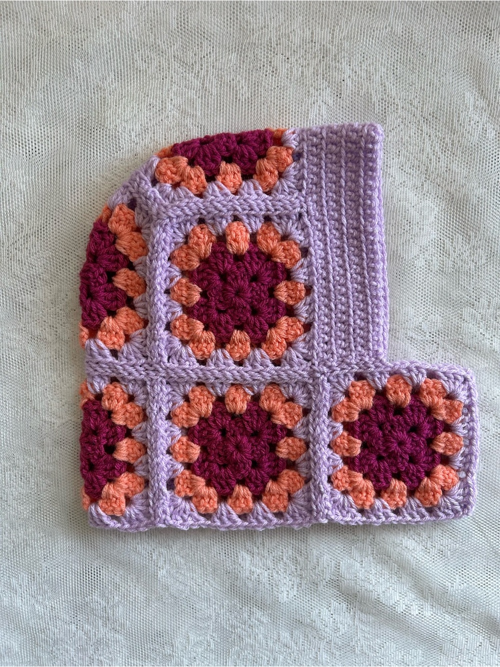 Granny Square Crochet Balaclava